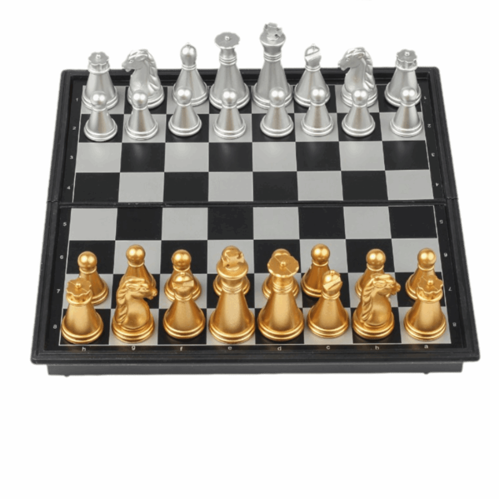 Magnetic Travel Chess - Juego de Ajedrez Magnético de Bolsillo,