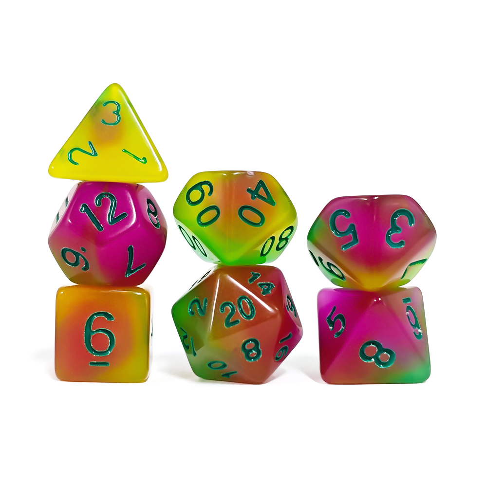 Board Game Master - 7 unids/set de juego de dados
