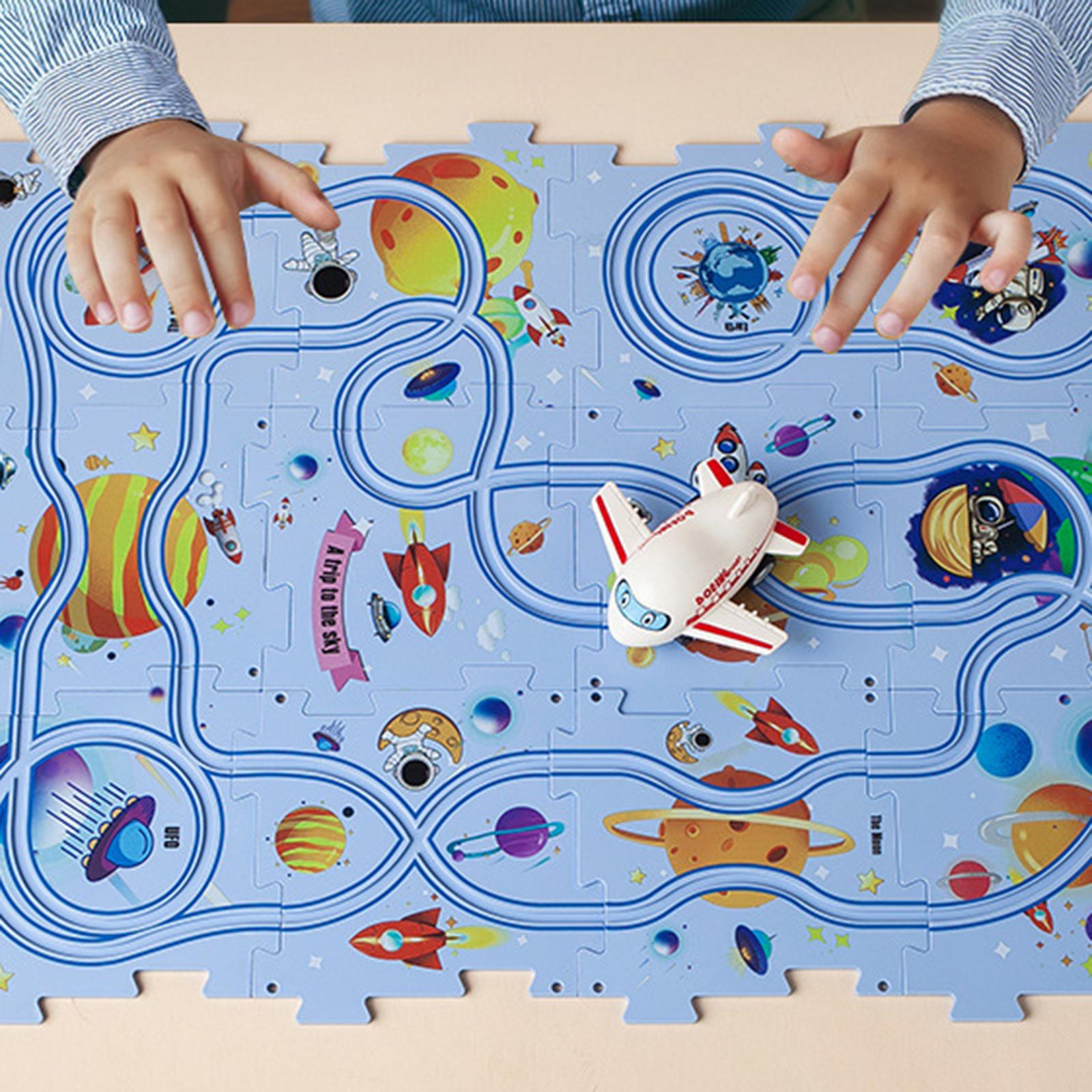 Board Game Race Track - Juego de Pistas de Carreras Educativo,