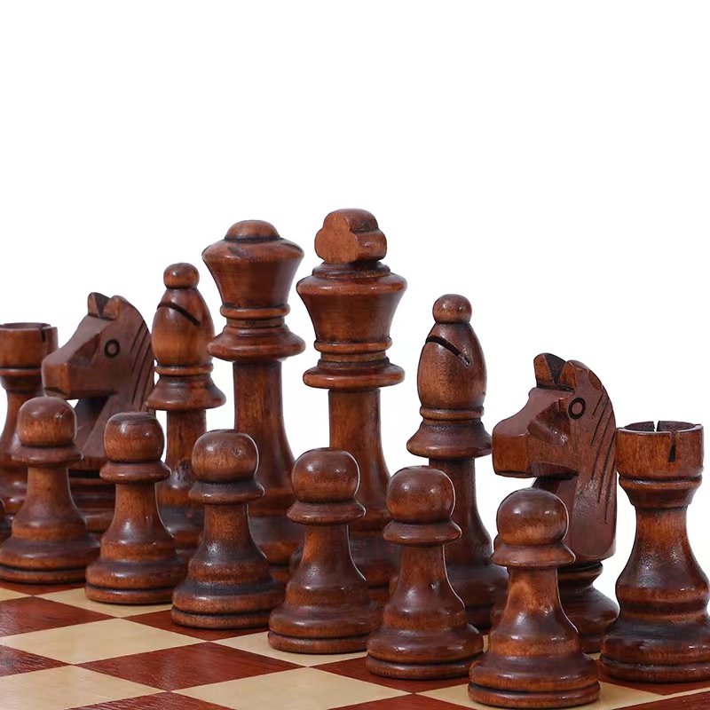 Magnetic Travel Chess - Juego de ajedrez de madera de