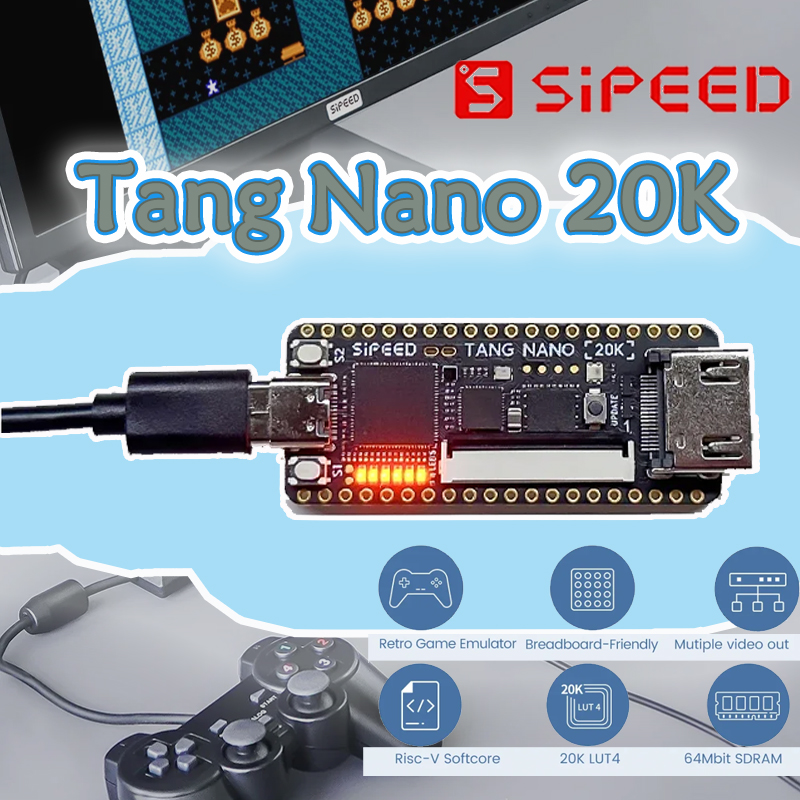 Board Game Film - Nueva Placa FPGA Sipeed Tang Nano