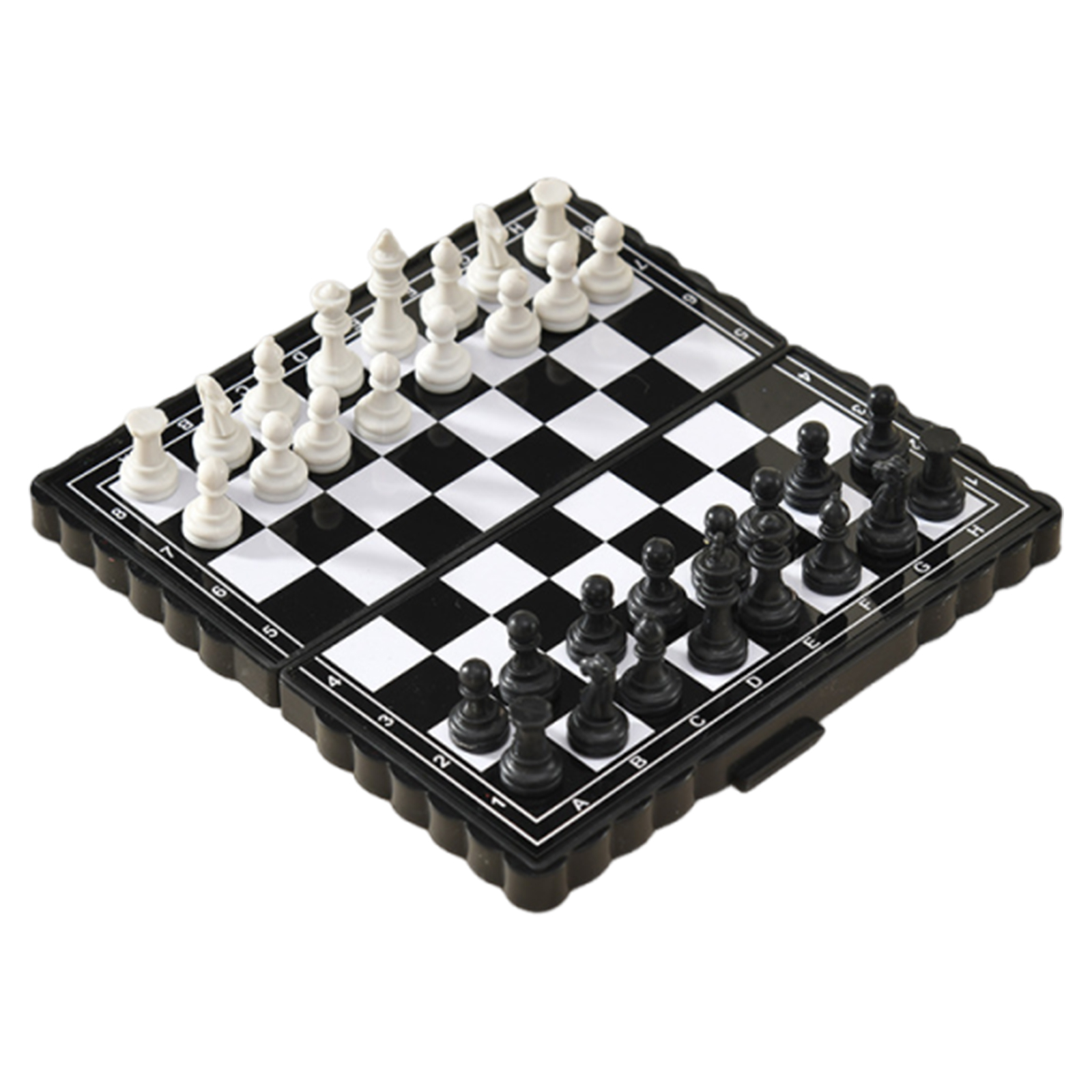 Magnetic Travel Chess - Tablero de ajedrez plegable, juego de
