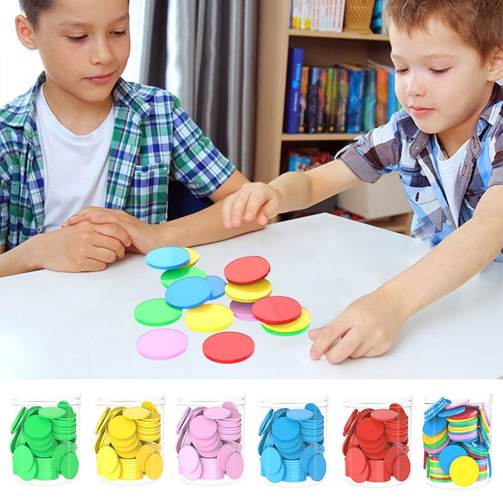 Board Game Verdant - 100 fichas de plástico para contar,