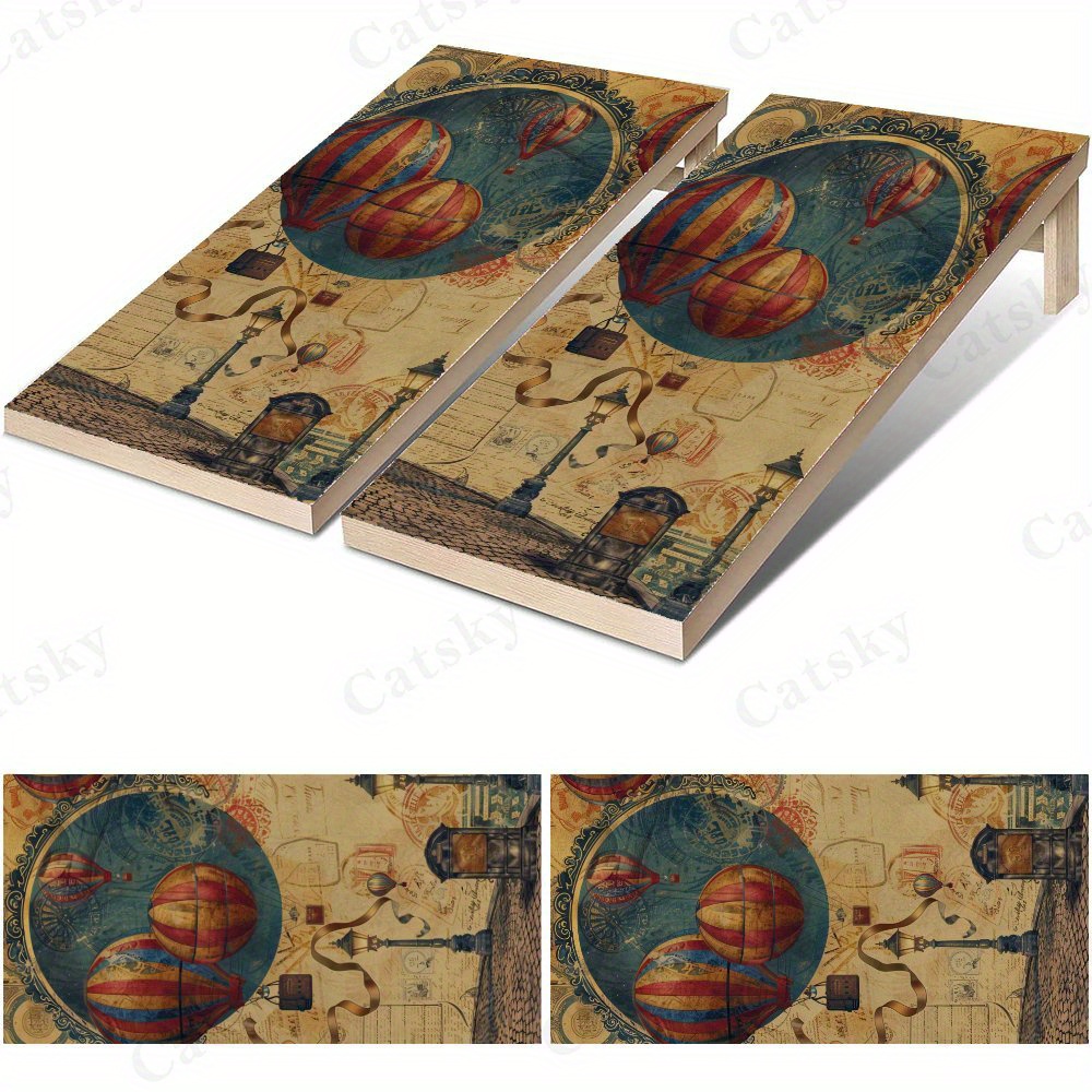Board Game Film - Globo de aire caliente estilo Steampunk,