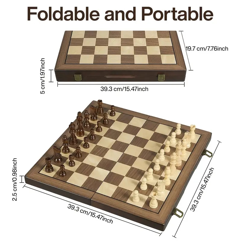 Juego de ajedrez magnético de  - Magnetic Travel Chess reseña y precio