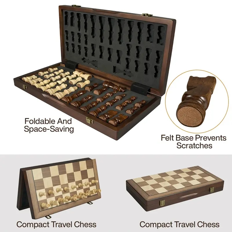 Juego de ajedrez magnético de  - Magnetic Travel Chess reseña y precio