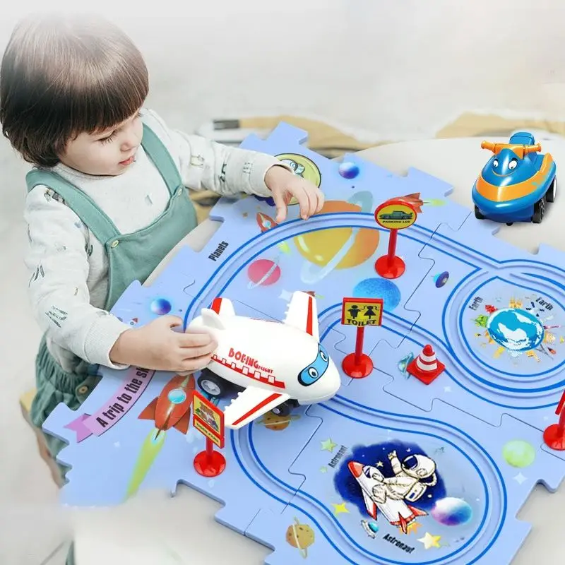 Rompecabezas educativo para ni - Board Game Race Track reseña y precio