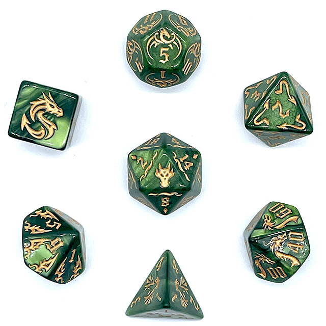 Juego de dados DND de acrílico - Board Game Master reseña y precio
