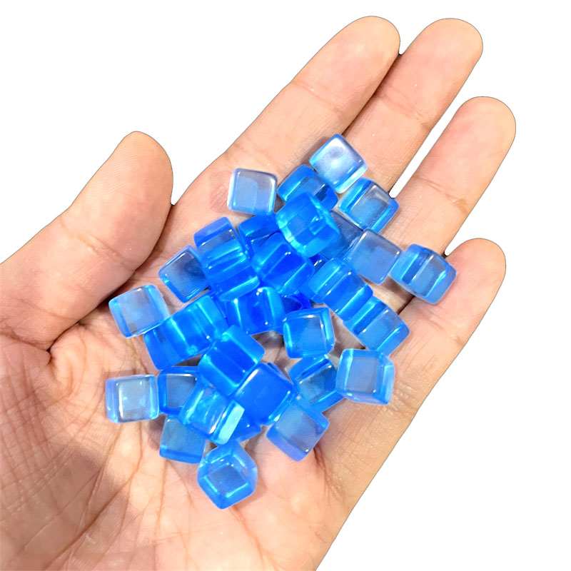 100 unids/set 8mm cubo transpa - Board Game Harvest reseña y precio