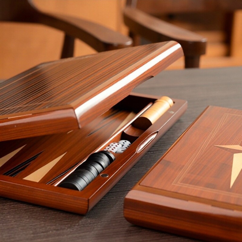 Juego de Backgammon de Madera  - Board Game Harvest reseña y precio