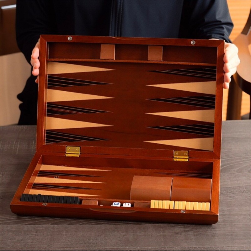 Juego de Backgammon de Madera  - Board Game Harvest reseña y precio