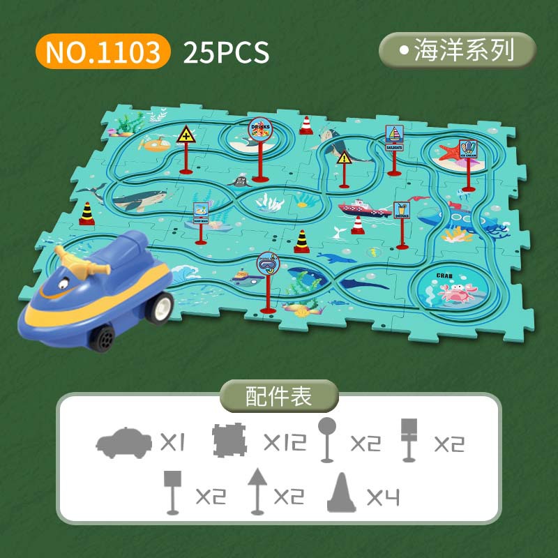 Pista de carreras de trenes el - Board Game Race Track reseña y precio