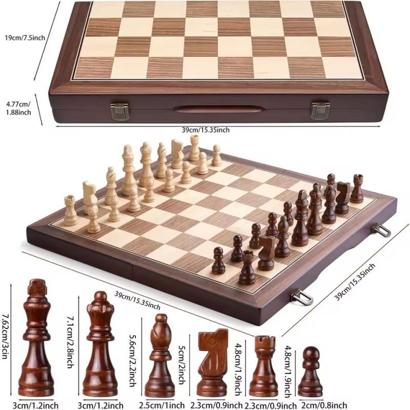 Juego de Ajedrez Magnético de  - Magnetic Travel Chess reseña y precio