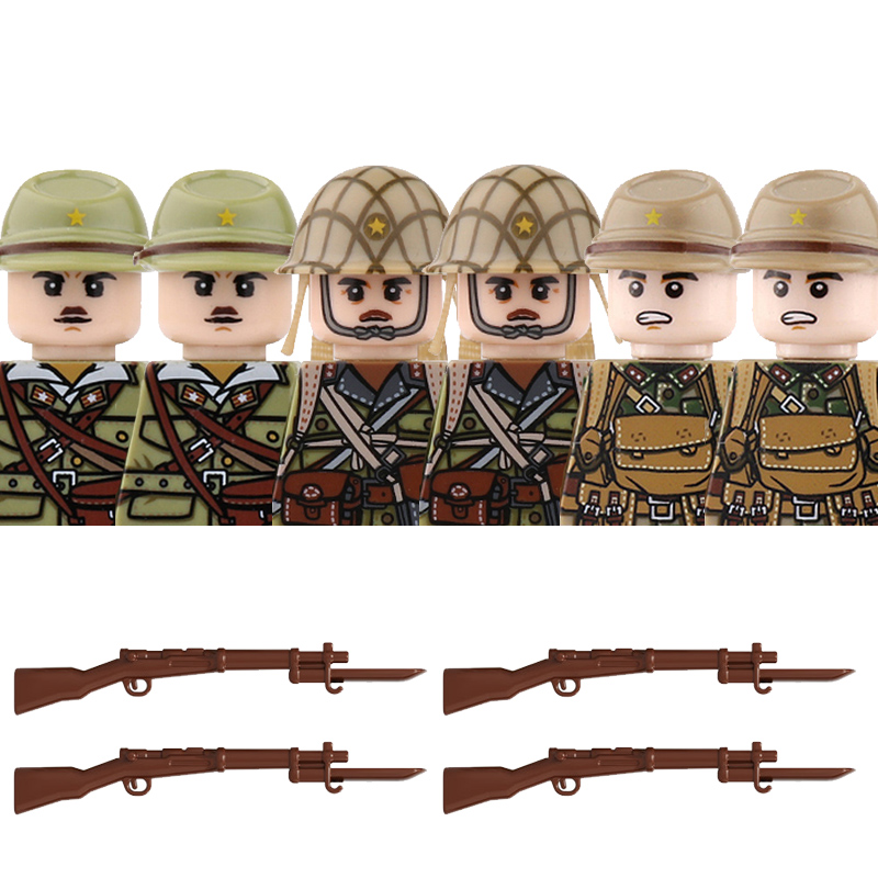 Figuras de Soldados Japoneses  - Lego Set City reseña y precio