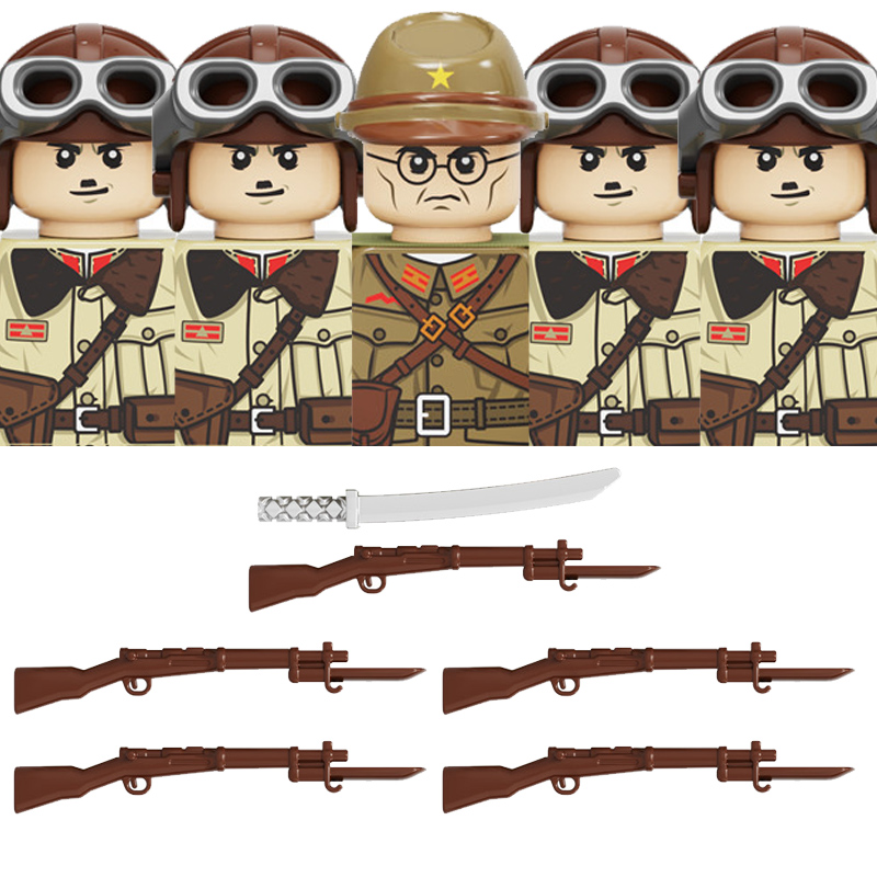 Figuras de Soldados Japoneses  - Lego Set City reseña y precio
