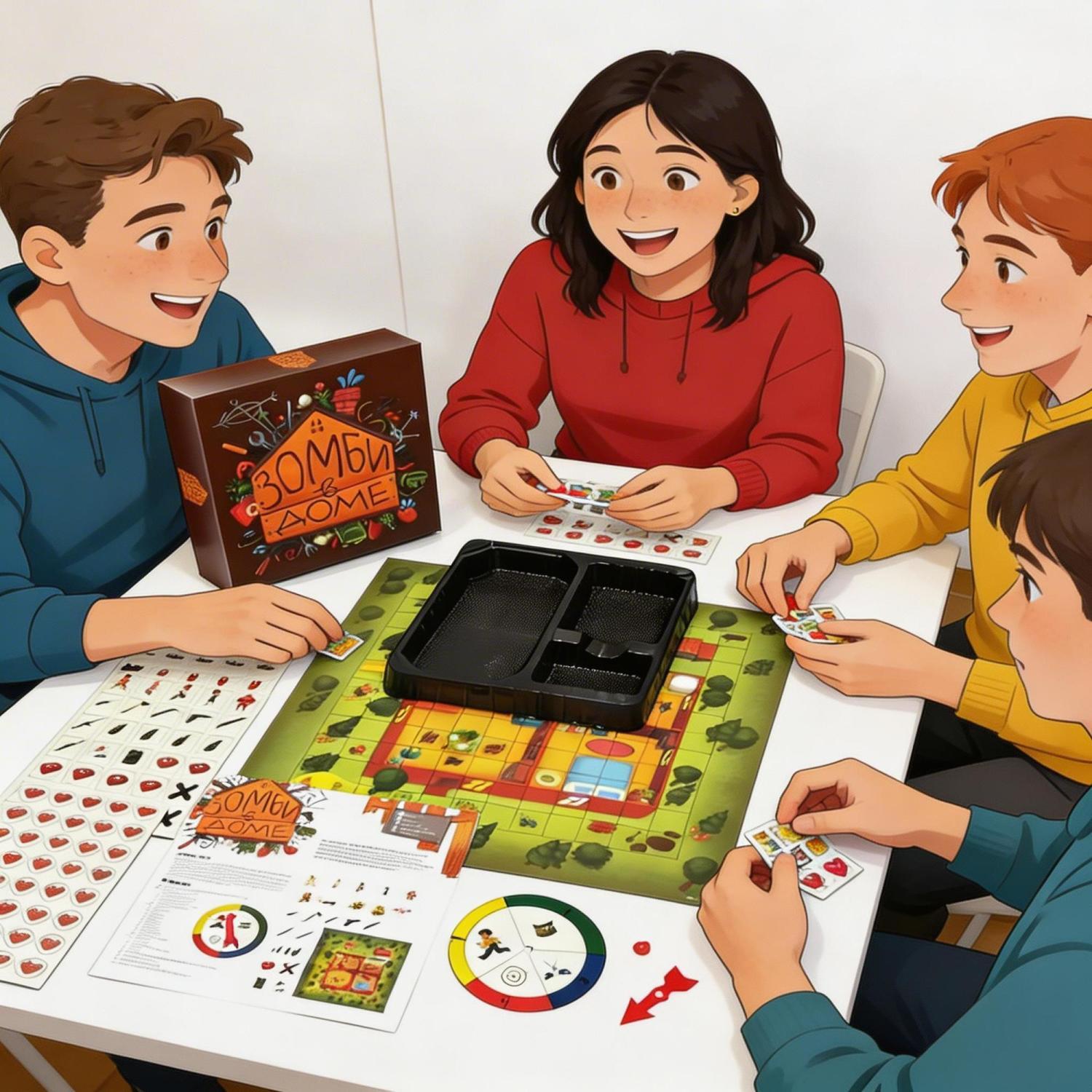 Juego de mesa con temática de  - Board Game Zombie Survival reseña y precio